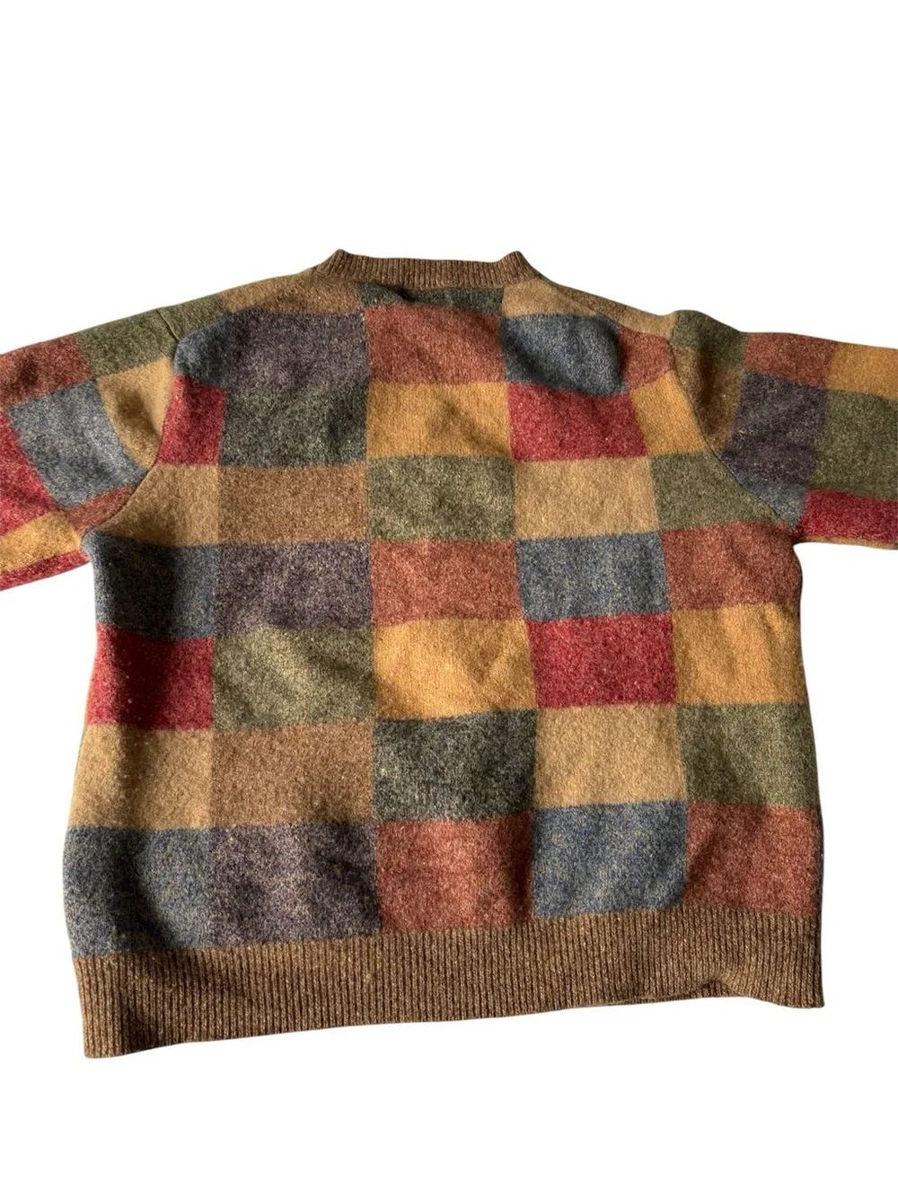 Vintage JOS. A. Bank patchwork sweater 🤎🍂